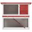 Conejera de exterior con puerta para conejos color Rojo, , large indicador imagen numero 3