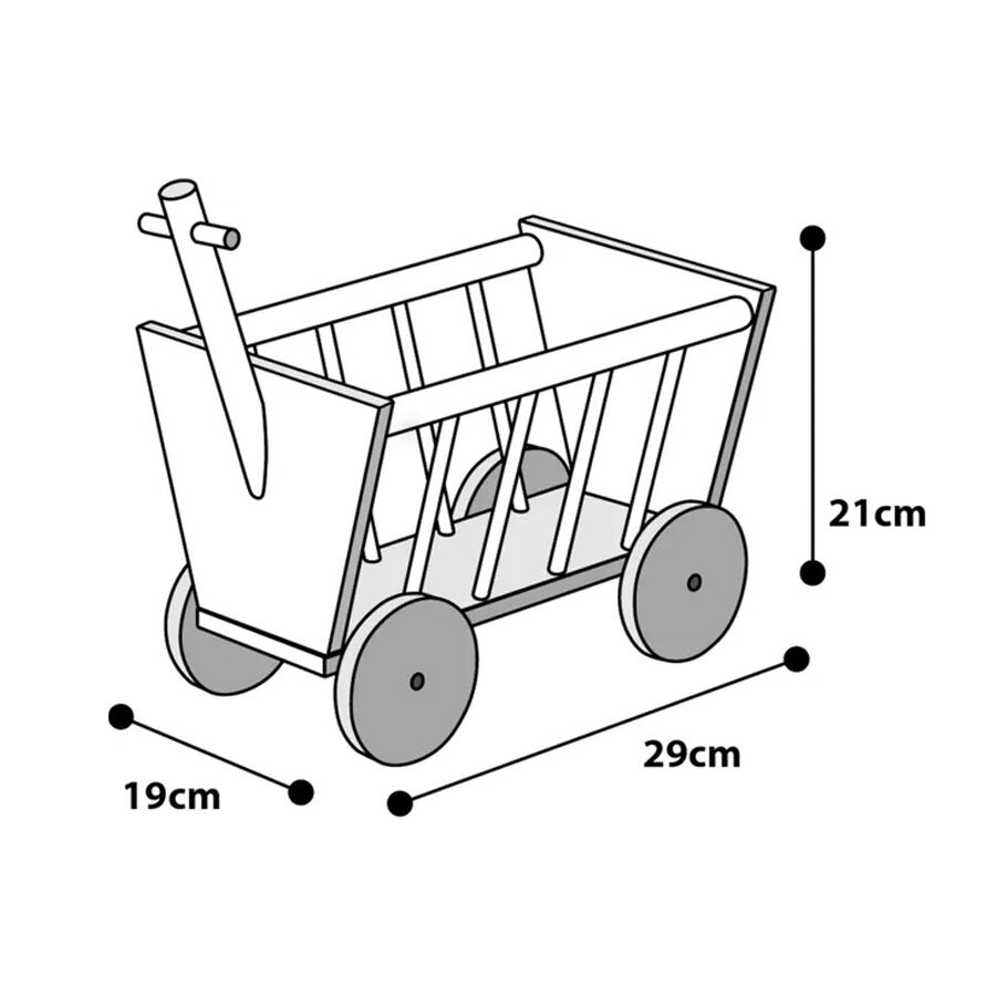 Flamingo Coche Porta Heno para roedores, , large Imagen numero 2
