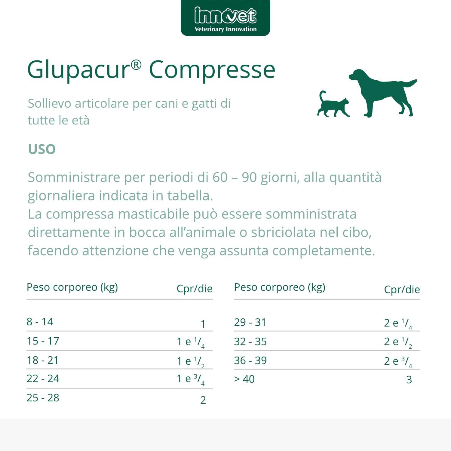 Innovet Glupacur Apoyo del matabolismo articular para mascotas, , large Imagen numero 2