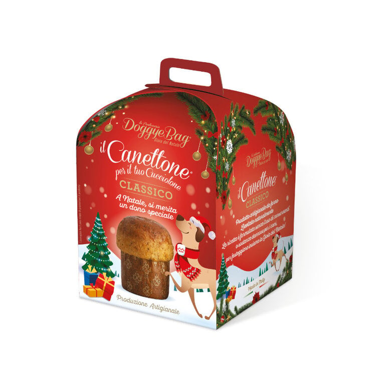 125 g DoggyeBag Snack Canettone Navideño Classic para Perros