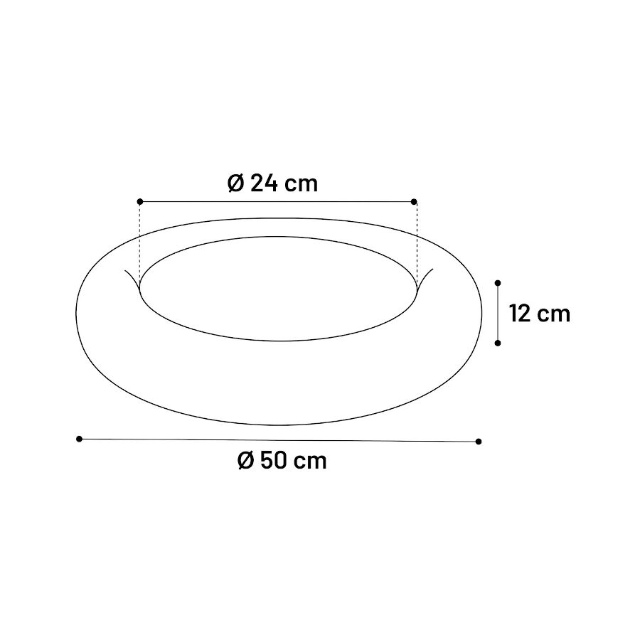 Flamingo Alba Redondo Rosa cama para perros y gatos, , large Imagen numero 6