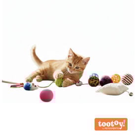 Tootoy! Caja con Juguetes Interactivos para gatos