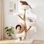 COSTWAY &Aacute;rbol para Gatos de 134 cm, Centro de Actividad para Mascotas, Blanco, , large indicador imagen numero 2