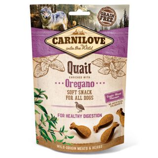 Carnilove Galletas Soft Codorniz y Oregano para perros