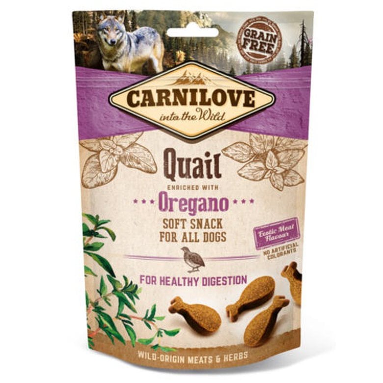 200 g Carnilove Weiche Wachtel- und Oregano-Hundekekse