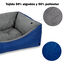 HOME MERCURY-Cesta,Cama Comoda para Perros,Gatos y Mascotas, con Relleno de Fibras,Resistente al Desgaste y Duradero (Grande, Azul), , large indicador imagen numero 4