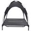 vidaXL Cama para Perros con Dosel Sofá Silla Tela Oxford y Acero Negro, , large indicador imagen numero 18