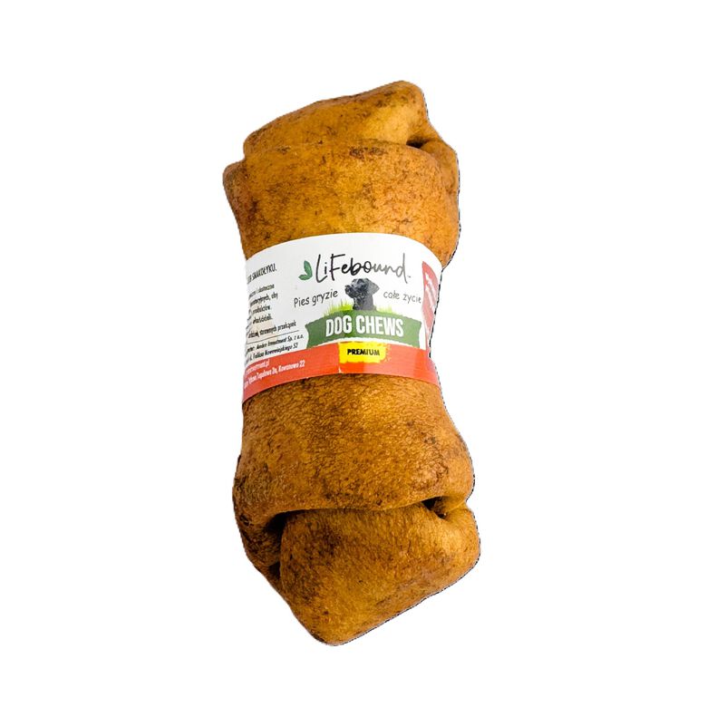 Lifebound Hueso masticable de cuero de ternera– Lote de 10, 10-12,8 cm thumbnail