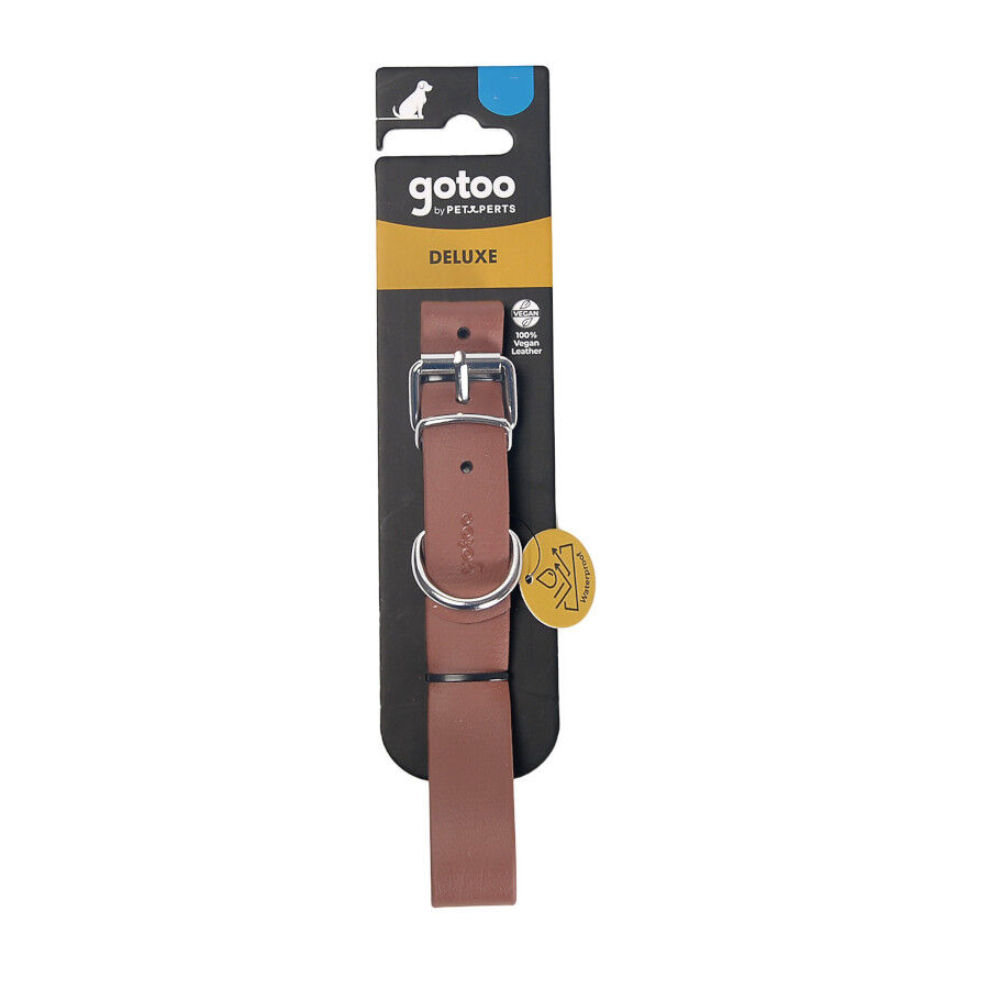 Gotoo Collar Biothane marr&oacute;n para perros, , large Imagen numero 9