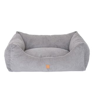 Pet and Co Cama Kingston Cord Doble Cara Gris Perros