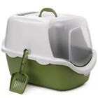Caja de arena Cathy Easy Clean para gatos color Verde, , large image number null