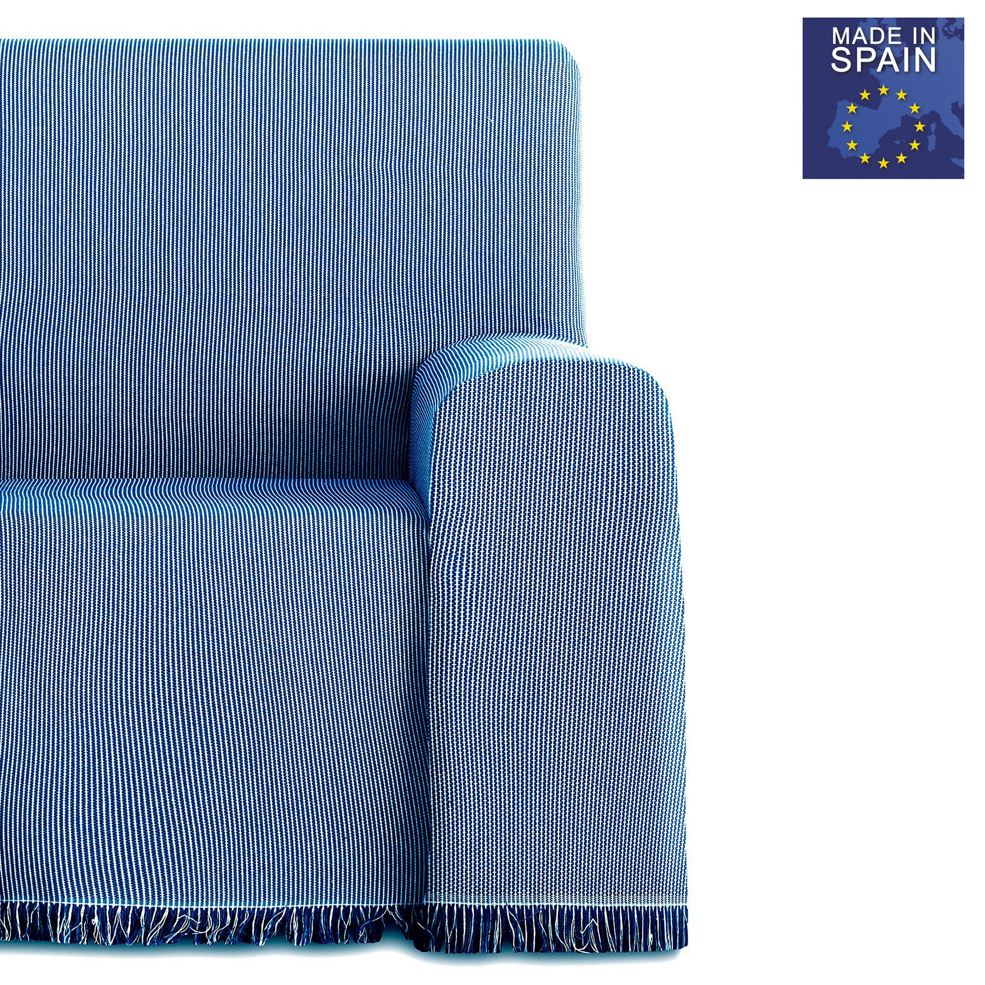 Plaid Paul Colcha Multiusos 180 x 260 cm Azul, , large Imagen numero 7