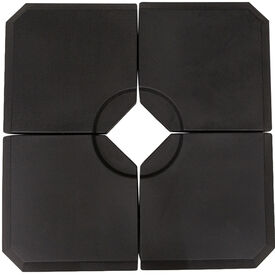 Outsunny Base para Parasol Negro para exterior