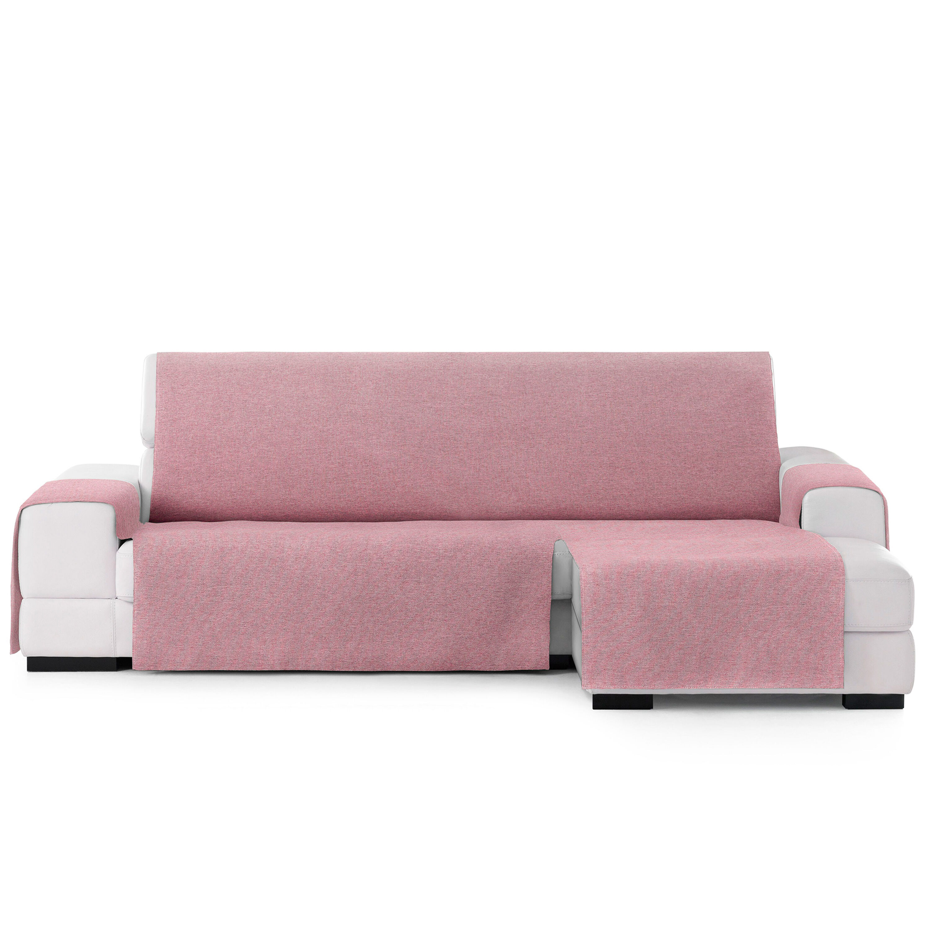 Vipalia Protector Cubre Sof&aacute; Chaise Derecho 240 Color Rosa Modelo Brisa, , large Imagen numero 1