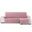Vipalia Protector Cubre Sofá Chaise Derecho 240 Color Rosa Modelo Brisa, , large indicador imagen numero 1