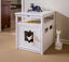 Arenero para Gatos YAKARTA - Estético y Decorativo - 4 Colores Disponibles - Fabricado en ECOTEX (Blanco), , large indicador imagen numero 2