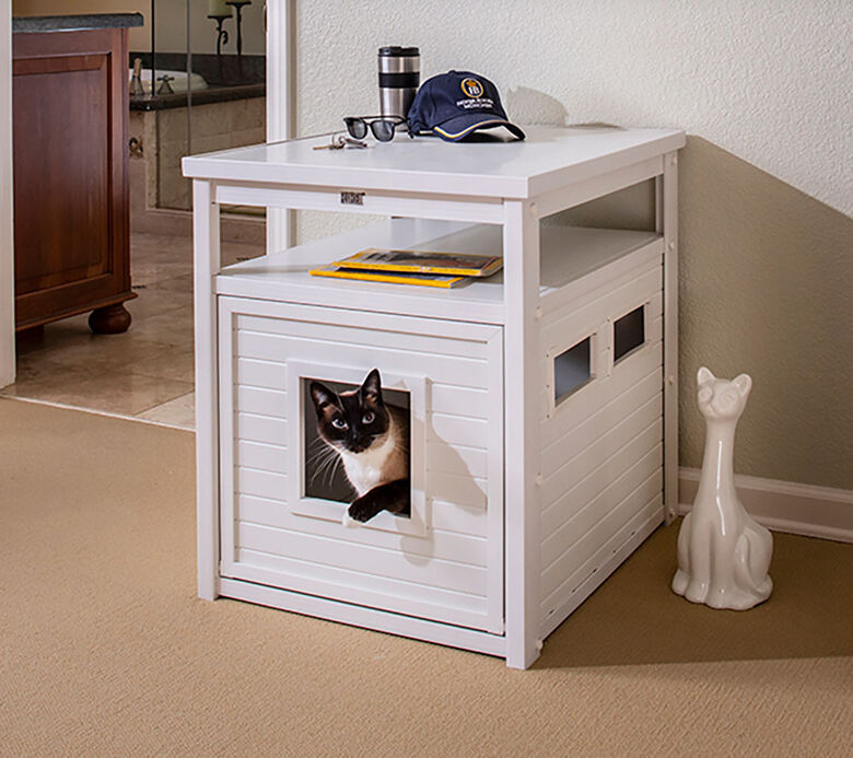 FINCA CASAREJO mueble Arenero YAKARTA Blanco para Gatos thumbnail