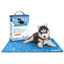Nobleza - Alfombrilla refrescante para mascotas grandes. Auto refrigerante No tóxico. Ideal para para perros, gatos en verano. 90 * 50 cm, color azul, L, , large indicador imagen numero 10