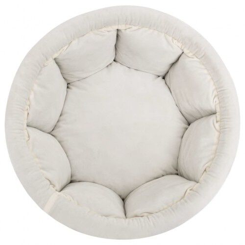 Vidaxl cuna redonda gris para perros, , large Imagen numero 6