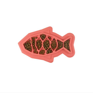 Outward Hound Catstages Fishie Fun Pez de Juguete Dispensador de Comida para gatos
