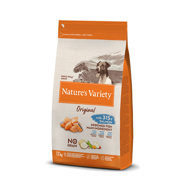 Nature's Variety Original Sin Cereales Mini Adult Salmón image number null