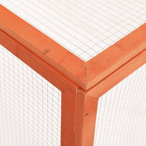 Vidaxl conejera de madera cuadrada para animales pequeños thumbnail