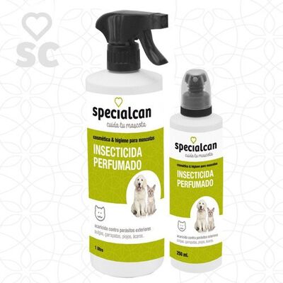 Insecticida perfumado para mascotas