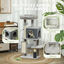 PawHut Árbol para Gatos Gris Claro, , large indicador imagen numero 9