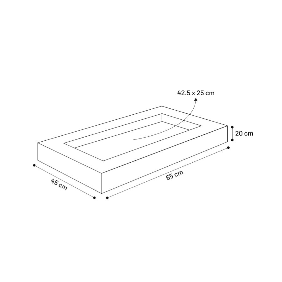 Flamingo Colette Rectángulo Azul cama cuna para perros thumbnail