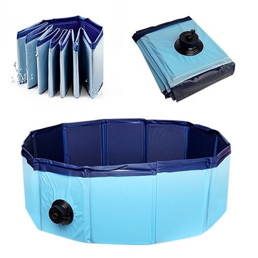 Golpeteo Limpiar el piso Espectador Dzl Piscina Plegable Azul para perros | Tiendanimal