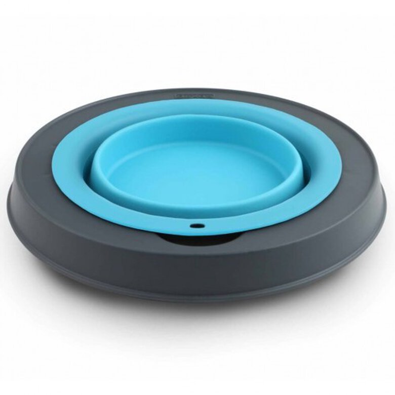 Comedero elevado ajustable color Azul, , large image number null
