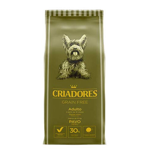 Criadores Grain Free Pavo pienso perros razas mini image number null