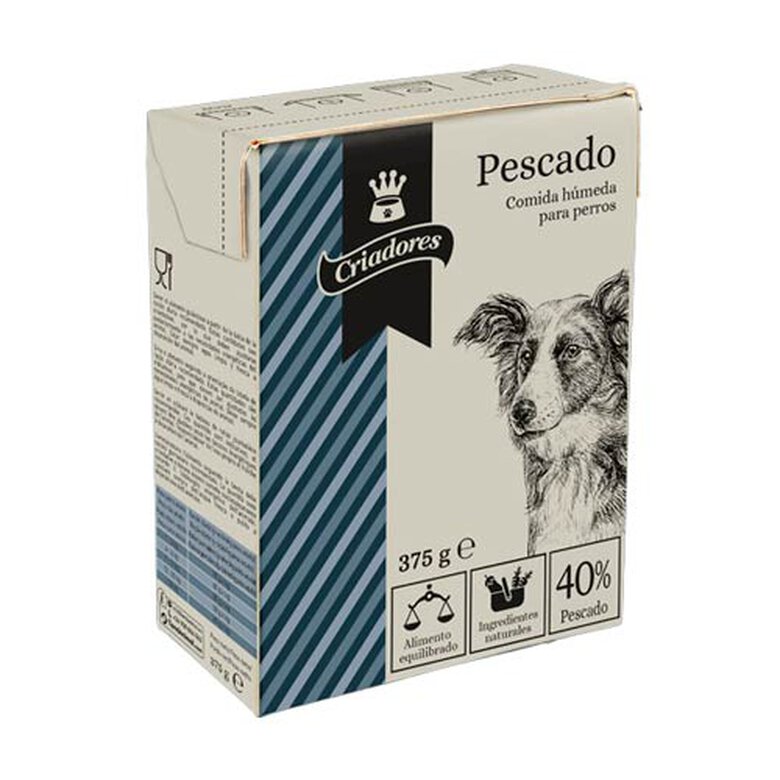 Criadores comida húmeda de pescado para perros image number null