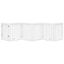 vidaXL Puerta para perros plegable 3 paneles madera álamo blanca 300cm, , large indicador imagen numero 3