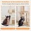 COSTWAY 185 CM &Aacute;rbol Rascador para Gatos de Madera, Torre Rascador Multinivel para Gatitos S&oacute;lida con Condominio, Percha, Postes Rascadores, Escalera, Castillo Gatos de M&uacute;ltiples Niveles, Natural, , large indicador imagen numero 4