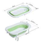 Bañera plegable HomCom para mascotas color Blanco/Verde, , large image number null
