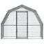 VidaXL Gallinero con techo y puerta 2 uds acero galvanizado plateado, , large indicador imagen numero 4