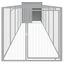 vidaXL Caseta perro corral acero galvanizado gris claro 110x1017x110cm, , large indicador imagen numero 22