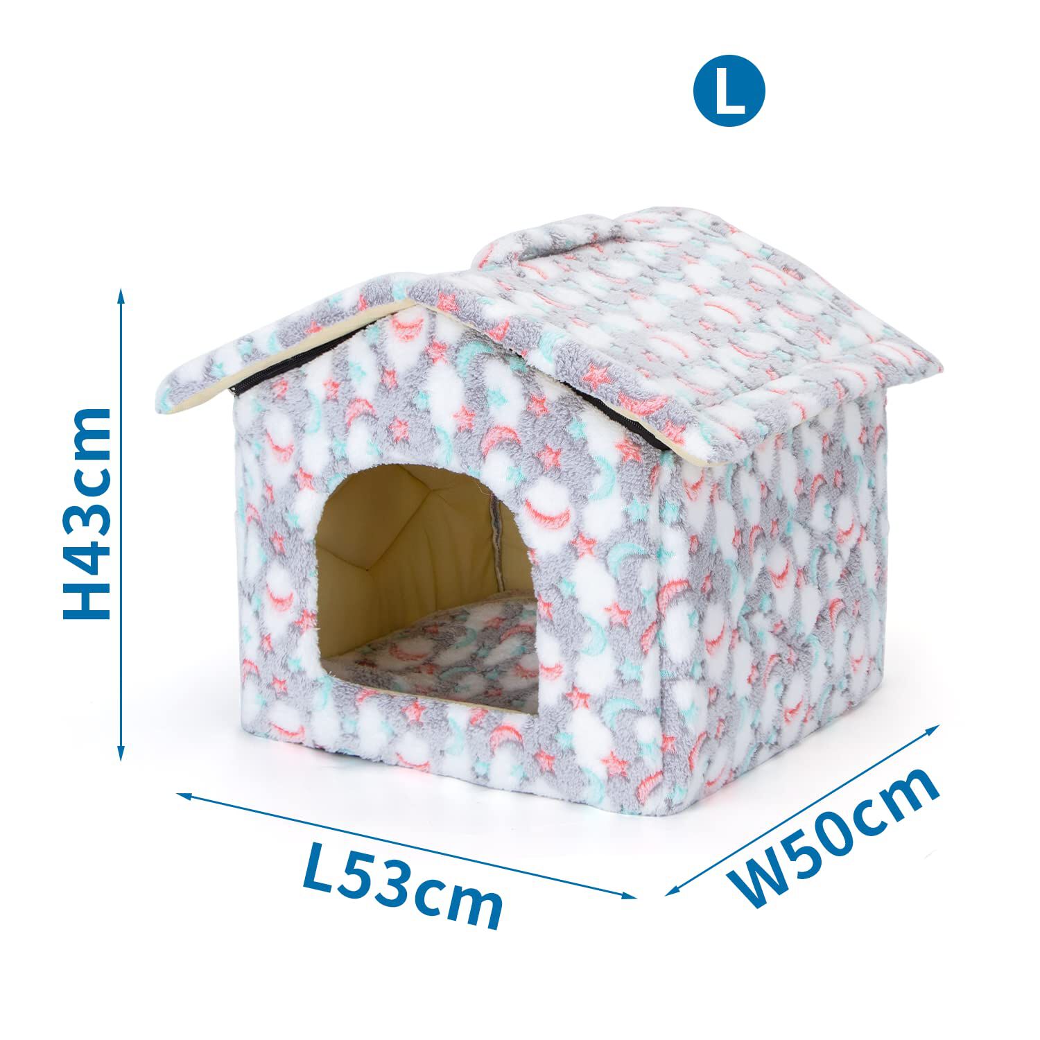 Nobleza Cama Cueva gris para Perros y Gatos thumbnail