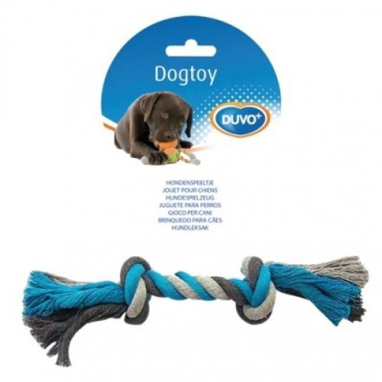 Juguete de hueso de cuerda para perros color Azul, , large image number null