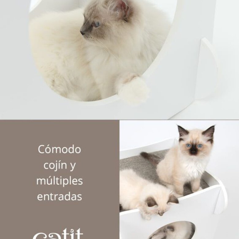 Cama estilo retro color Blanco, , large image number null