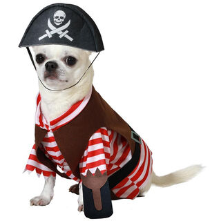 Atosa Disfraz Pirata Patapalo para perros especial halloween