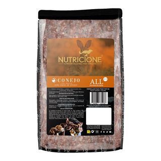 Nutricione Nutricione Barf Carne De Conejo Con Hueso Para Perros Y Gatos