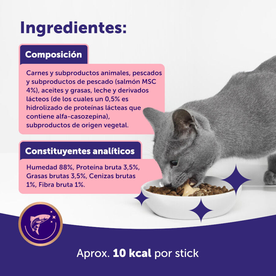 6 barritas Feliway Ceva Happy Snack Salm&oacute;n para gatos, , large Imagen numero 7