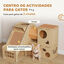 PawHut Rascador para Gatos Marrón, , large indicador imagen numero 4