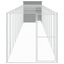 vidaXL Caseta perro corral acero galvanizado gris claro 165x1271x181cm, , large indicador imagen numero 2