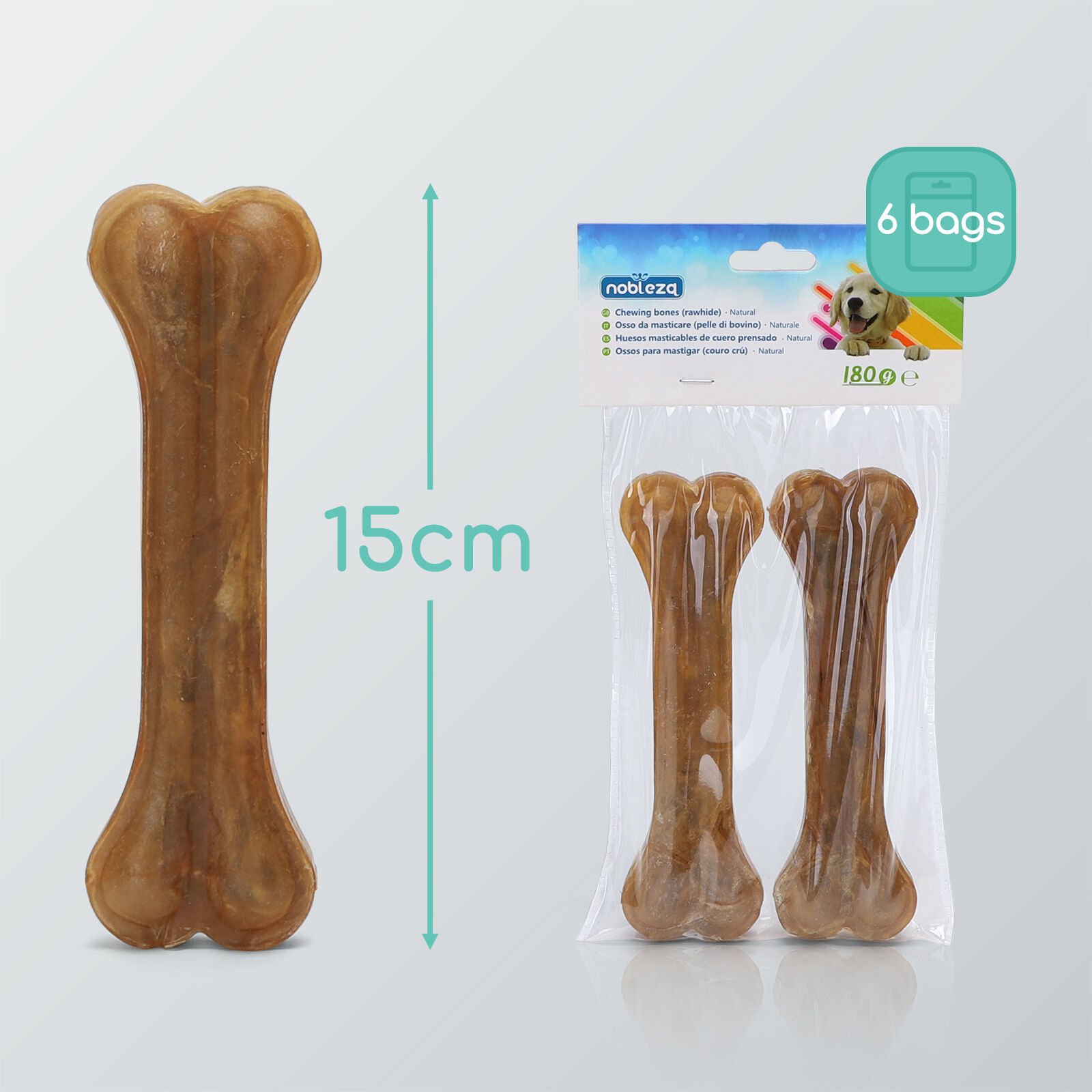 Nobleza Hueso prensado para perros thumbnail