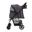 Cochecito Tartán Azul Plegable para Mascotas con Cubierta lluvia  y Bolsa de Almacenamiento, , large indicador imagen numero 2