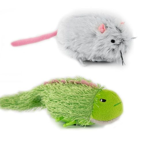 Ibañez Beasties Camaleón juguete electrónico para gatos