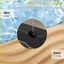Outsunny 4 Pesos para Base de Sombrilla Rellenable de Agua 104 kg Arena 125 kg o Mixto 140 kg 4 Piezas para Base Cruzada de Parasol para Jardín Exterior 109x109x13 cm Negro, , large indicador imagen numero 5